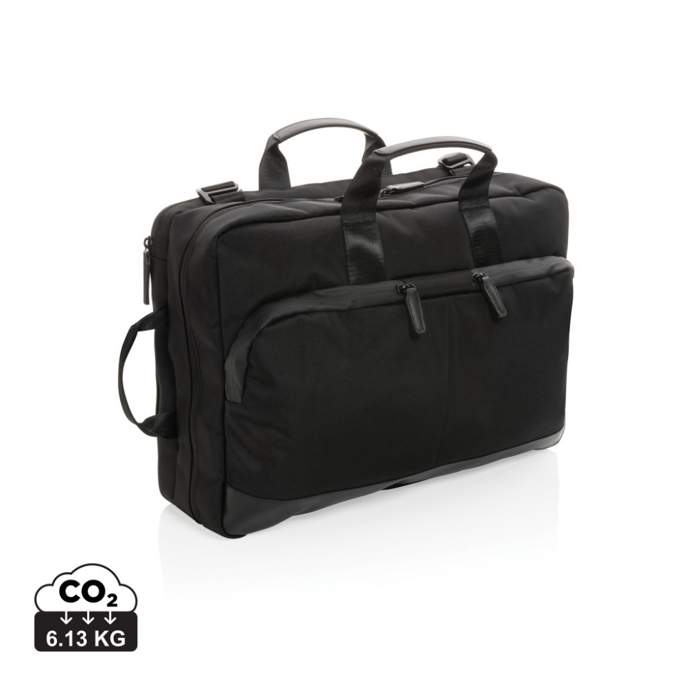 Logotrade advertising products photo of: Swiss Peak Aware™ executive 2-in-1 laptop backpack