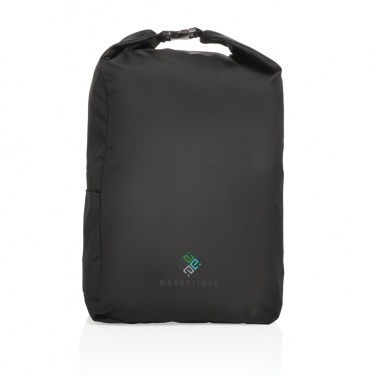 Logo trade promotional item photo of: Impact AWARE™ RPET lightweight rolltop backpack