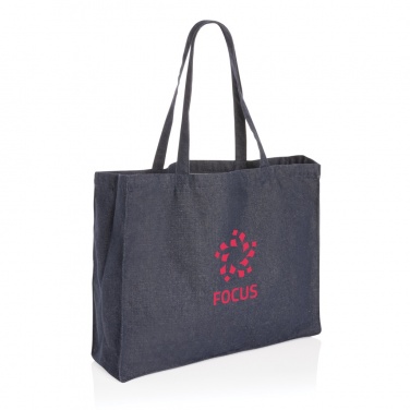 Logo trade advertising products picture of: Impact AWARE™ recycled denim shopper