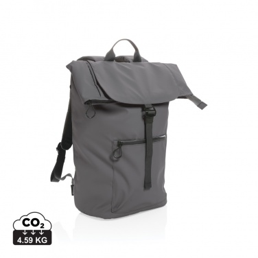Logo trade promotional gift photo of: Impact AWARE™ RPET water resistant 15.6" laptop backpack