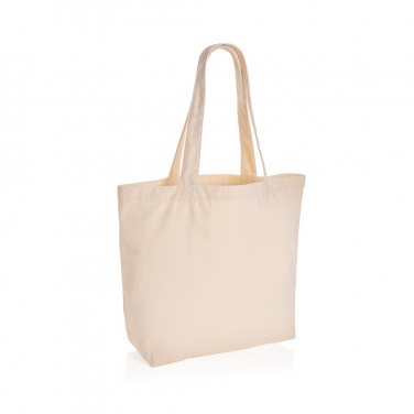 Logo trade promotional products picture of: Impact Aware™ 240 gsm rcanvas shopper w/pocket undyed