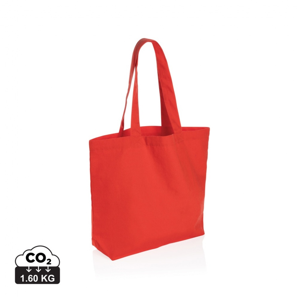 Logo trade corporate gift photo of: Impact Aware™ 240 gsm rcanvas shopper w/pocket