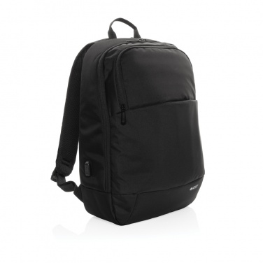 Logotrade promotional product picture of: Swiss Peak AWARE™ modern 15.6" laptop backpack