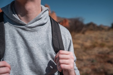 Logotrade promotional merchandise picture of: Swiss Peak AWARE™ easy access 15.6'' laptop backpack