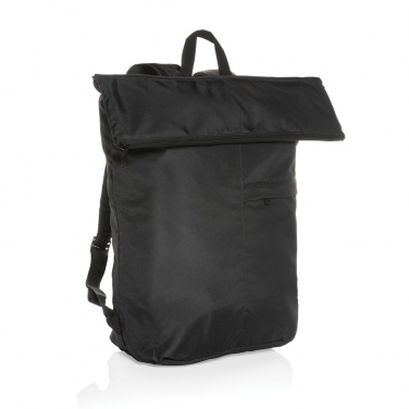 Logo trade promotional gift photo of: Dillon AWARE™ RPET lightweight foldable backpack