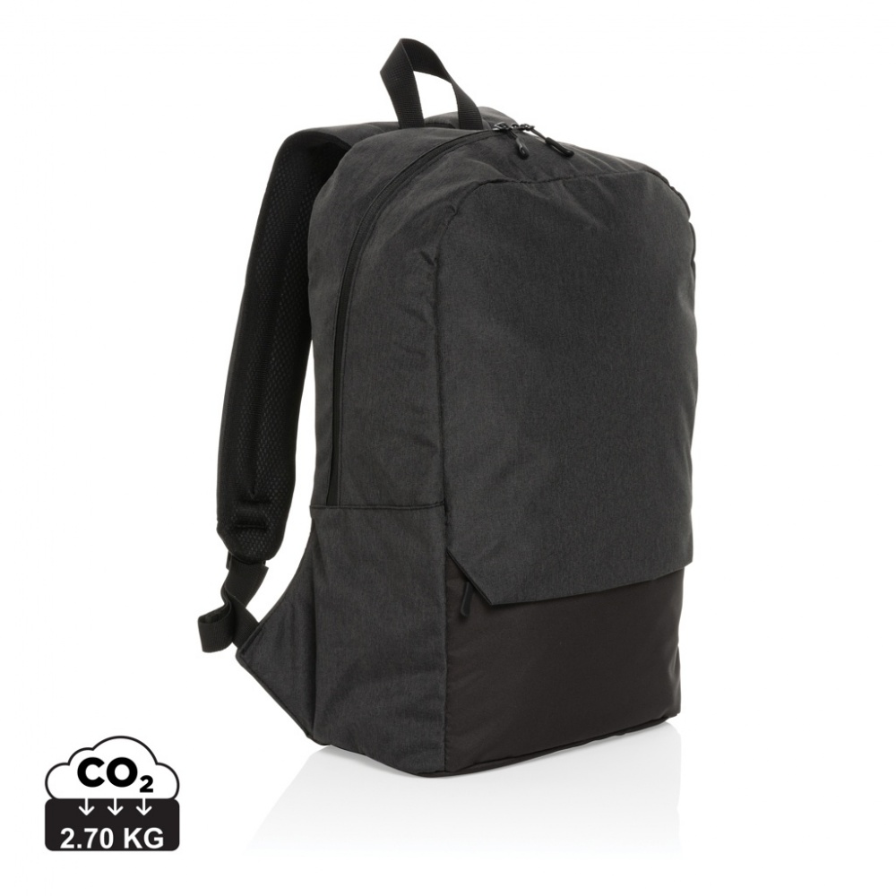 Logo trade advertising products image of: Kazu AWARE™ RPET basic 15.6 inch laptop backpack