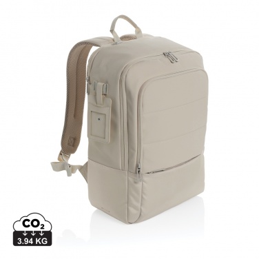 Logotrade promotional giveaway image of: Armond AWARE™ RPET 15.6 inch deluxe laptop backpack