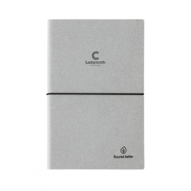 Logotrade business gifts photo of: A5 recycled leather notebook