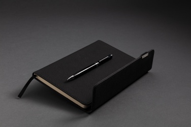 Logo trade promotional gifts image of: Swiss Peak deluxe A5 notebook and pen set