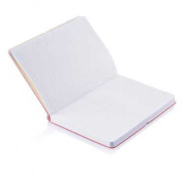 Logo trade promotional gifts picture of: Deluxe softcover A5 notebook