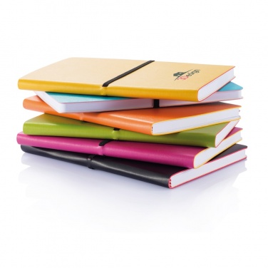 Logotrade promotional giveaway picture of: Deluxe softcover A5 notebook