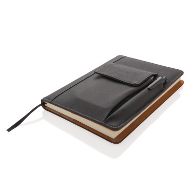 Logotrade promotional gifts photo of: Notebook with phone pocket