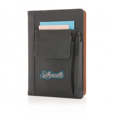 Logotrade promotional product image of: Notebook with phone pocket