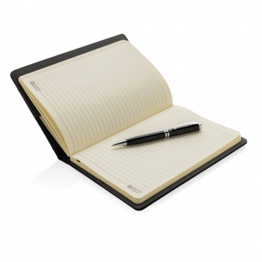 Logo trade promotional gifts picture of: Refillable notebook and pen set