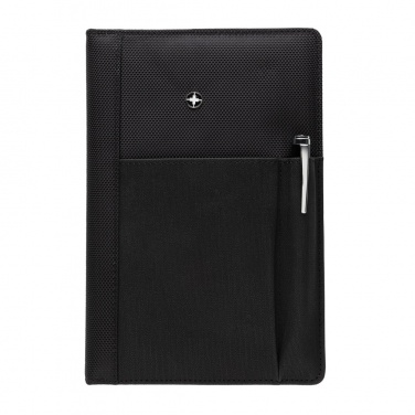 Logo trade promotional gifts image of: Refillable notebook and pen set