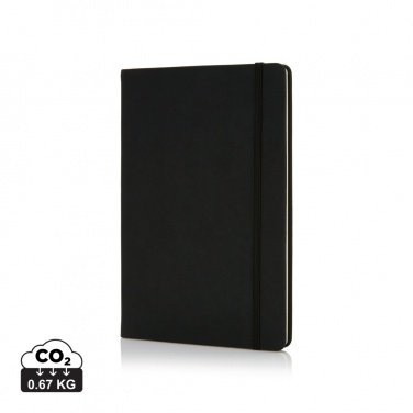 Logo trade corporate gifts picture of: Deluxe hardcover PU A5 notebook