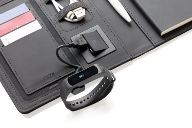 Logo trade promotional merchandise image of: Air 5W wireless charging notebook cover A5