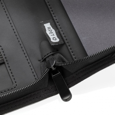 Logotrade promotional product picture of: Air 5W wireless charging portfolio A4 w/ 5000 mAh powerbank