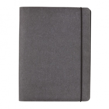 Logo trade corporate gifts image of: Recycled leather A4 portfolio