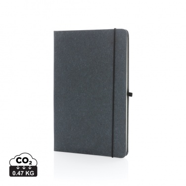 Logotrade promotional item picture of: Recycled leather hardcover notebook A5