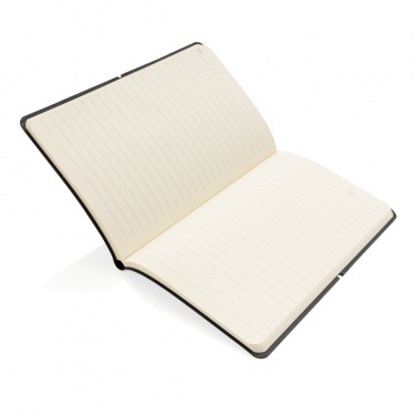 Logo trade promotional giveaway photo of: Modern deluxe softcover A5 notebook