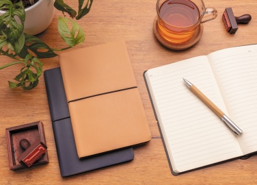 Logo trade corporate gifts picture of: Modern deluxe softcover A5 notebook