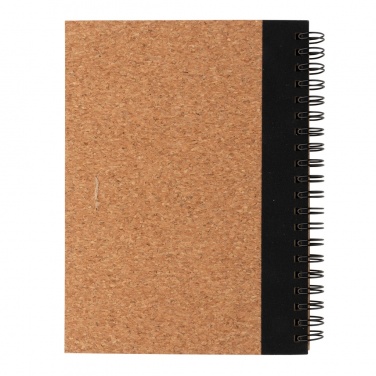Logotrade advertising product image of: Cork spiral notebook with pen