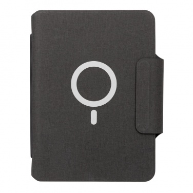 Logotrade promotional giveaway picture of: Artic Magnetic 10W wireless charging A5 notebook