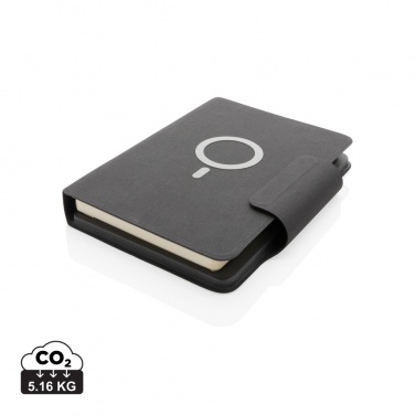 Logotrade promotional gift picture of: Artic Magnetic 10W wireless charging A5 notebook