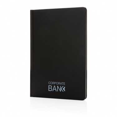 Logo trade business gift photo of: A5 Impact stone paper hardcover notebook