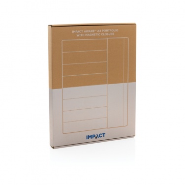 Logo trade business gifts image of: Impact Aware™ A4 portfolio with magnetic closure