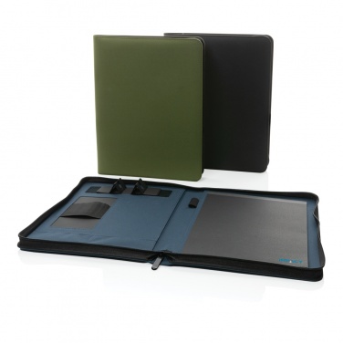 Logotrade promotional merchandise photo of: Impact Aware™ deluxe 300D tech portfolio with zipper