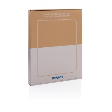 Logotrade advertising products photo of: Impact Aware™ deluxe 300D tech portfolio with zipper