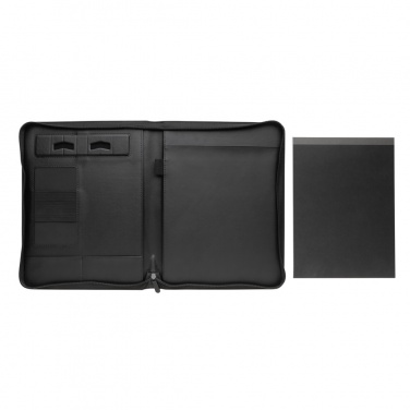 Logotrade promotional item image of: RCS rPU deluxe tech portfolio with zipper