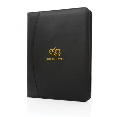 Logo trade business gifts image of: RCS rPU deluxe tech portfolio with zipper