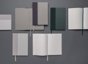 Logotrade promotional items photo of: Words GRS certified RPET & Kraft A5 notebook