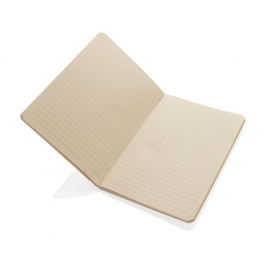 Logo trade promotional giveaways image of: Stylo Sugarcane paper A5 Notebook