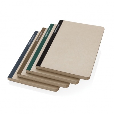 Logo trade promotional giveaways image of: Stylo Sugarcane paper A5 Notebook