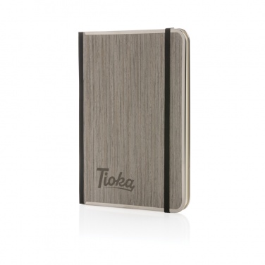 Logotrade promotional gifts photo of: Treeline A5 wooden cover deluxe notebook