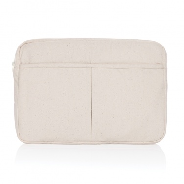 Logo trade promotional items picture of: Laluka AWARE™ recycled cotton 15.6 inch laptop sleeve