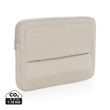Logotrade promotional gift picture of: Armond AWARE™ RPET 15.6 inch laptop sleeve