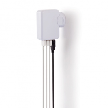 Logo trade promotional giveaway photo of: Travel plug with 4 USB ports