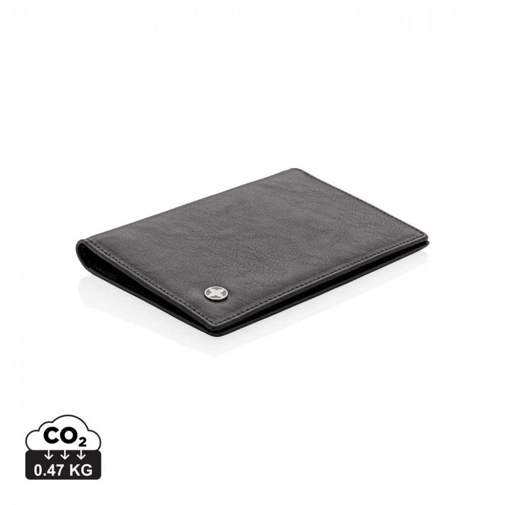 Logo trade business gift photo of: RFID anti-skimming passport holder