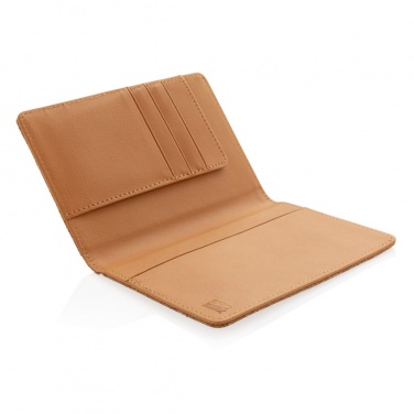 Logo trade promotional items picture of: Cork secure RFID passport cover