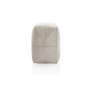 Logotrade promotional giveaway image of: Impact Aware™ 285 gsm rcanvas toiletry bag undyed