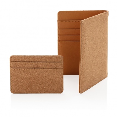 Logo trade promotional item photo of: Cork secure RFID slim wallet