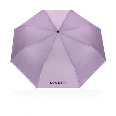 Logo trade business gift photo of: 21" Impact AWARE™ 190T mini auto open umbrella