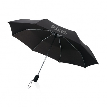 Logo trade business gifts image of: Swiss Peak AWARE™ Traveller 21” automatic umbrella