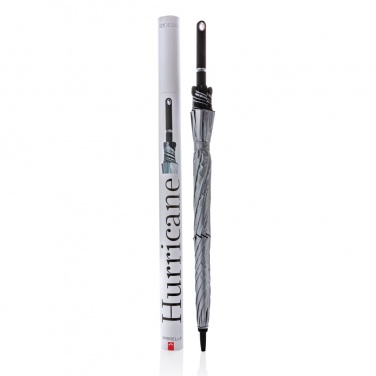 Logo trade promotional giveaways image of: 27” Hurricane storm umbrella