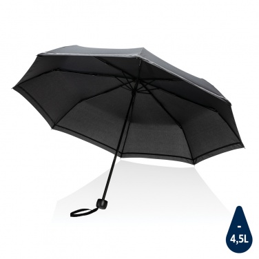 Logotrade business gift image of: 20.5"Impact AWARE™ RPET 190T pongee mini reflective umbrella